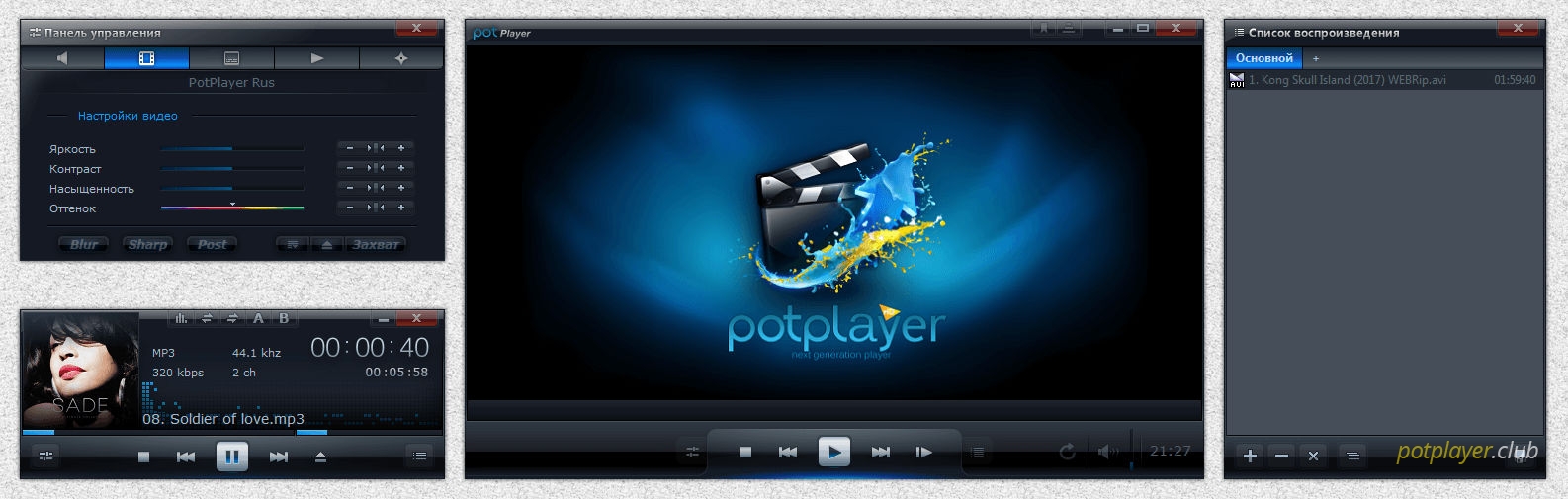 potplayer skin free download